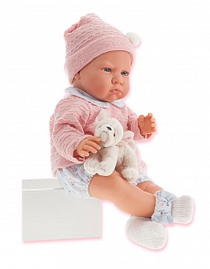 Интерактивная кукла Бернардита в голубом, озвученная, 52 см (Antonio Juans Munecas, 1952B)